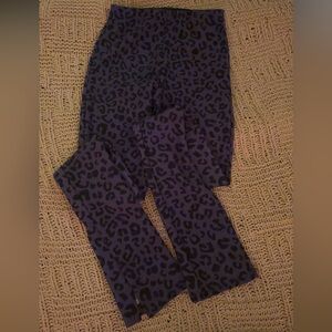ZARA Dark Gray Animal Print Leggings